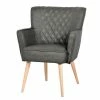 Mørteens Fauteuil Cristalina V - Aspect cuir vieilli - Avec accoudoirs