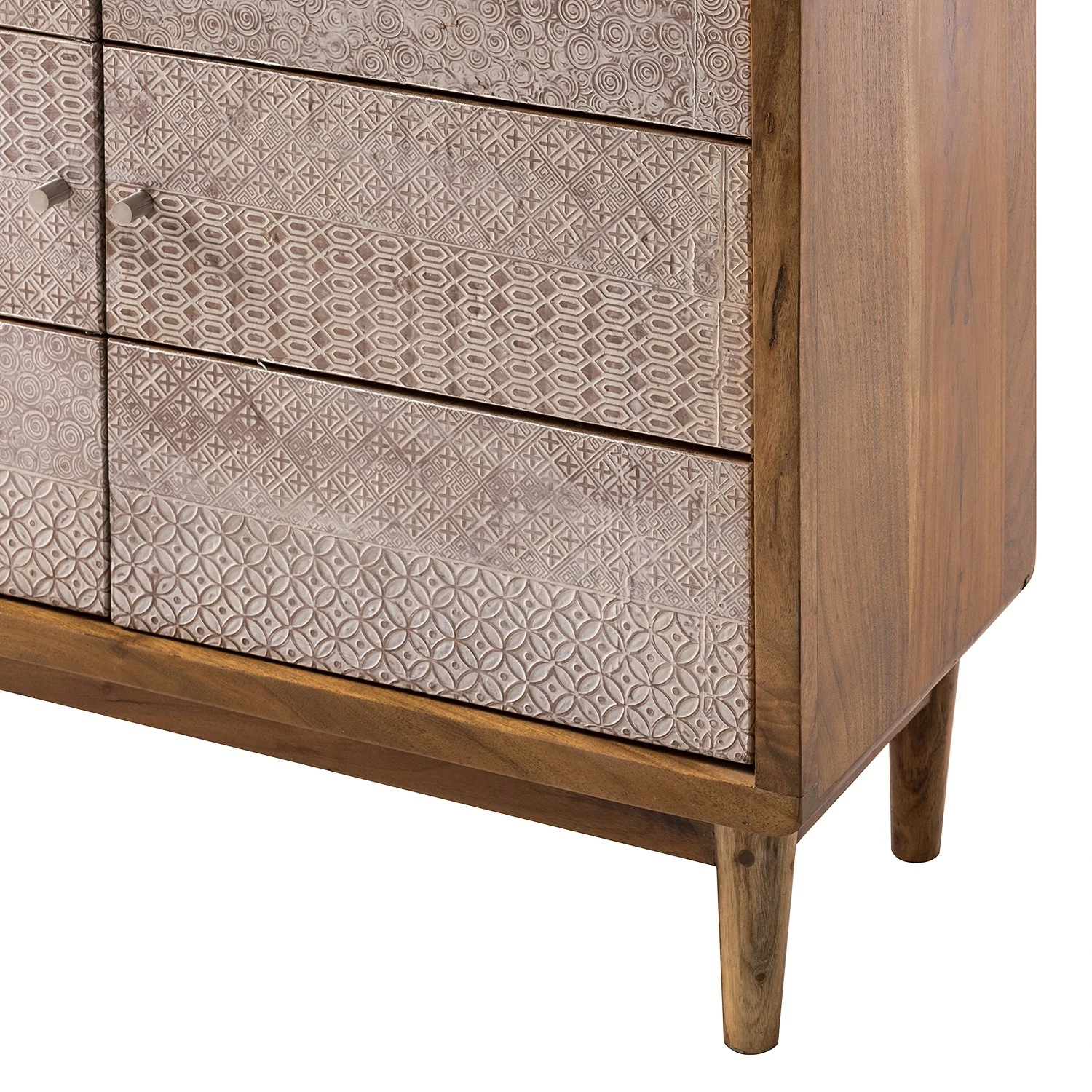 Ars manufacti Vitrine Buuda - Partiellement en acacia massif - Écru / Acacia 16 Ars manufacti Vitrine Buuda - Partiellement en acacia massif - Écru / Acacia – Image 14