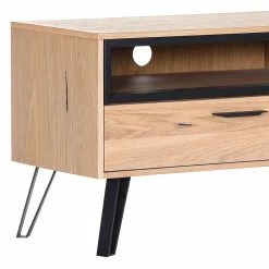 Red Living Meuble TV Relva - Partiellement en chêne massif / Métal - Chêne / Noir -loftscape Boutique 1000182208 190830 11040000033 DETAILS P000000001000182208