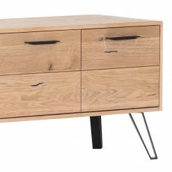 Red Living Meuble TV Relva - Partiellement en chêne massif / Métal - Chêne / Noir -loftscape Boutique 1000182208 190830 11040000034 DETAILS P000000001000182208