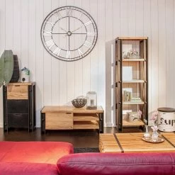 Red Living Commode Galvan - Acacia massif - Acacia / Noir -loftscape Boutique 1000182215 190830 11040300053 MOOD DETAILS P000000001000182215 mood