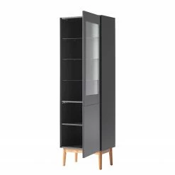 Mørteens Ensemble meubles TV Lindholm IV (3 él.) - Partiellement en chêne massif - Gris -loftscape Boutique 1000182336 200109 07541400008 DETAILS P000000001000182336