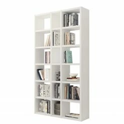 Loftscape Bibliothèque Emporior IX - Blanc crème - Largeur : 120 cm