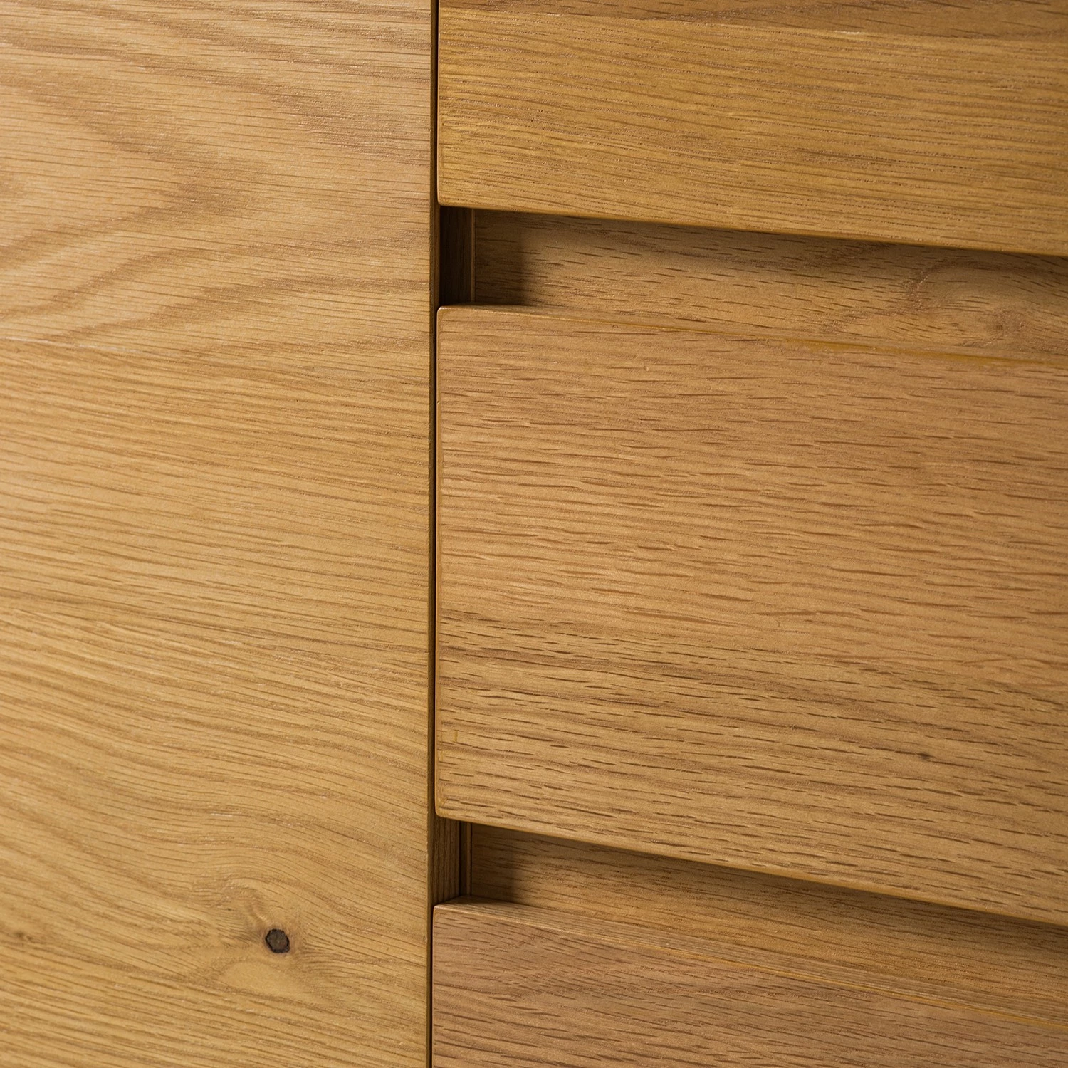 Ars Natura Buffet Nozza II - Placage en bois véritable - Chêne / Noir 9 Ars Natura Buffet Nozza II - Placage en bois véritable - Chêne / Noir – Image 7