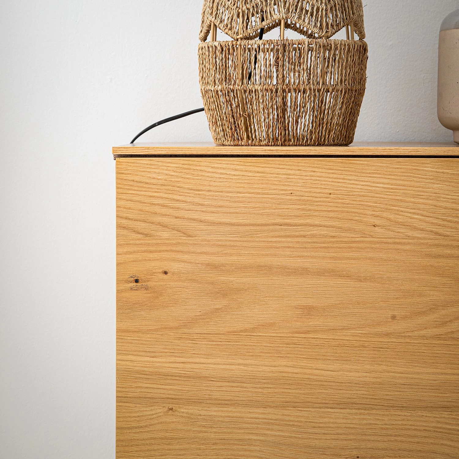 Ars Natura Buffet Nozza II - Placage en bois véritable - Chêne / Noir 12 Ars Natura Buffet Nozza II - Placage en bois véritable - Chêne / Noir – Image 10