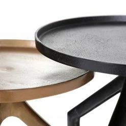 Ars manufacti Bouts de canapé Nikko I (2 éléments) - Aluminium - Laiton / Noir 11 Ars manufacti Bouts de canapé Nikko I (2 éléments) - Aluminium - Laiton / Noir -loftscape Boutique 1000182816 190730 14364900003 DETAILS P000000001000182816