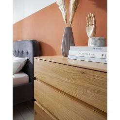 Ars Natura Commode Nozza - Placage en bois véritable - Chêne / Noir -loftscape Boutique 1000182823 200528 16362300034 DETAILS P000000001000182823