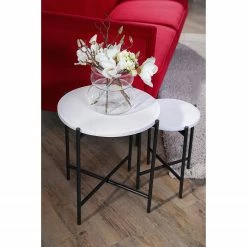 Norrwood Bout de canapé Terrazzo V - Terrazzo / Métal - Multicolore / Noir -loftscape Boutique 1000182834 200428 12072300008 MOOD DETAILS P000000001000182834 mood