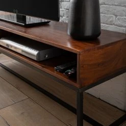 Ars manufacti Meuble TV Woodson VI - Acacia massif - Acacia brun -loftscape Boutique 1000182839 200323 09581600005 MOOD DETAILS P000000001000182839 mood