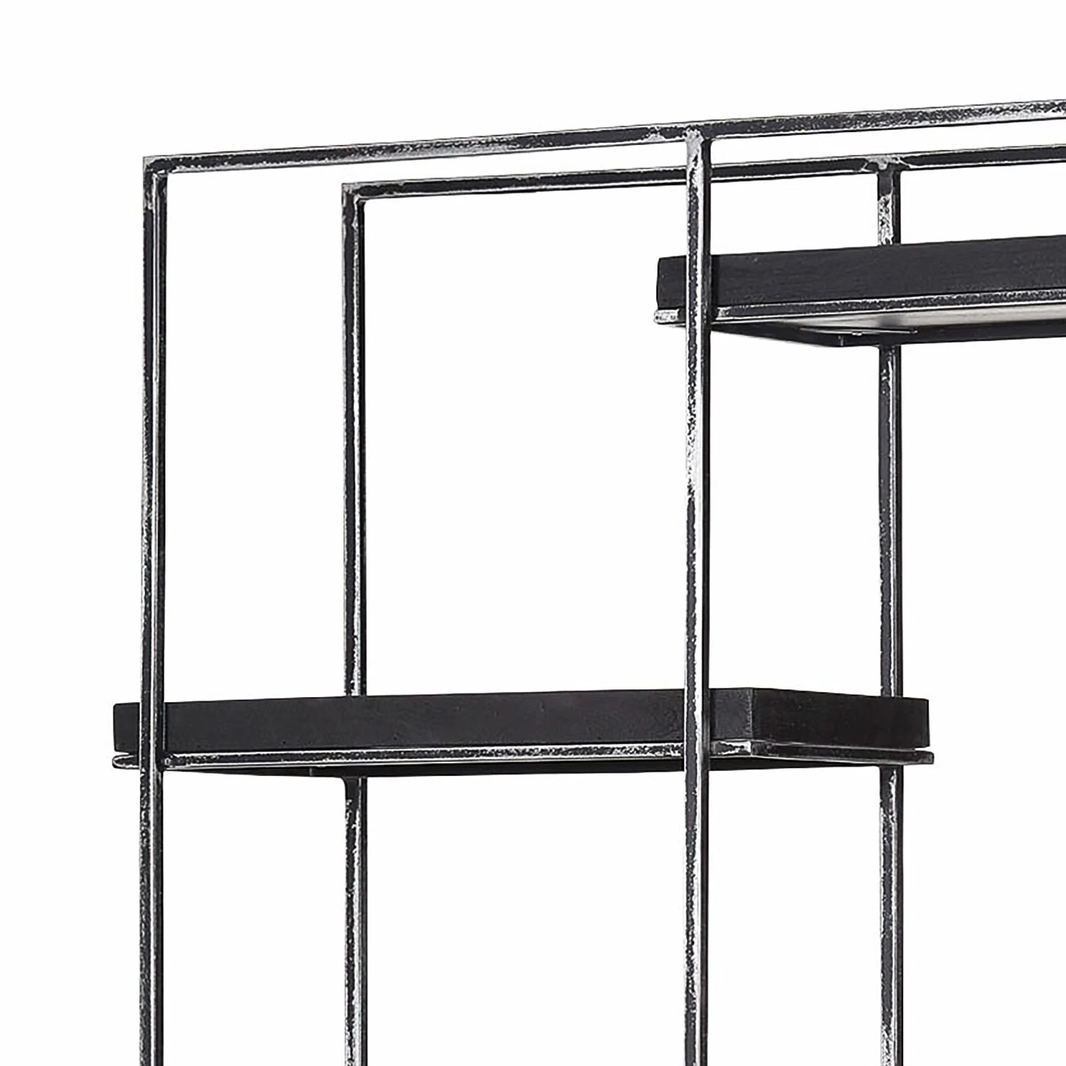 Red Living Étagère Pondo - Acacia massif / Métal - Acacia noir / Noir 5 Red Living Étagère Pondo - Acacia massif / Métal - Acacia noir / Noir – Image 3