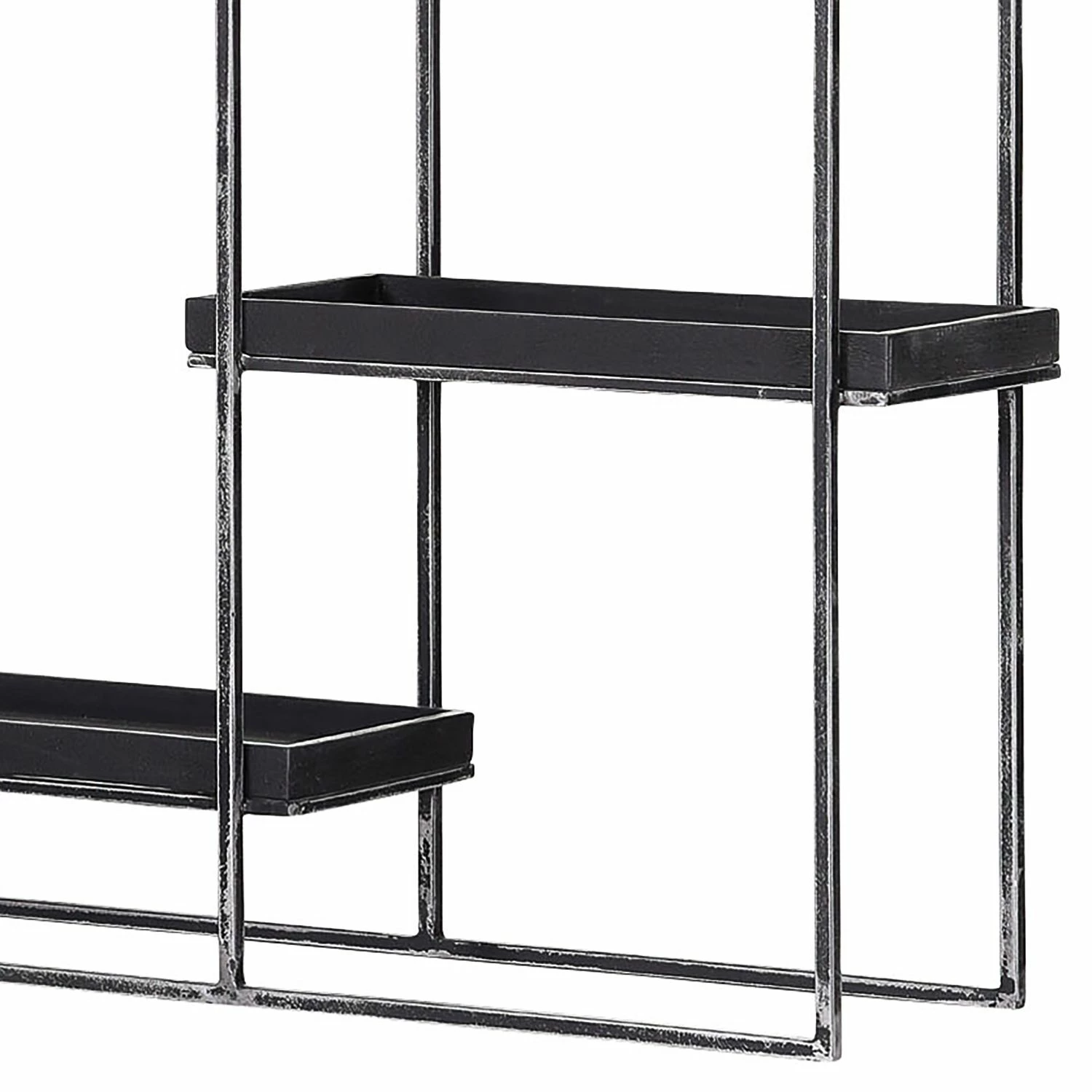 Red Living Étagère Pondo - Acacia massif / Métal - Acacia noir / Noir 6 Red Living Étagère Pondo - Acacia massif / Métal - Acacia noir / Noir – Image 4