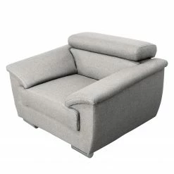 Modoform Fauteuil Swain - Tissu - Gris clair