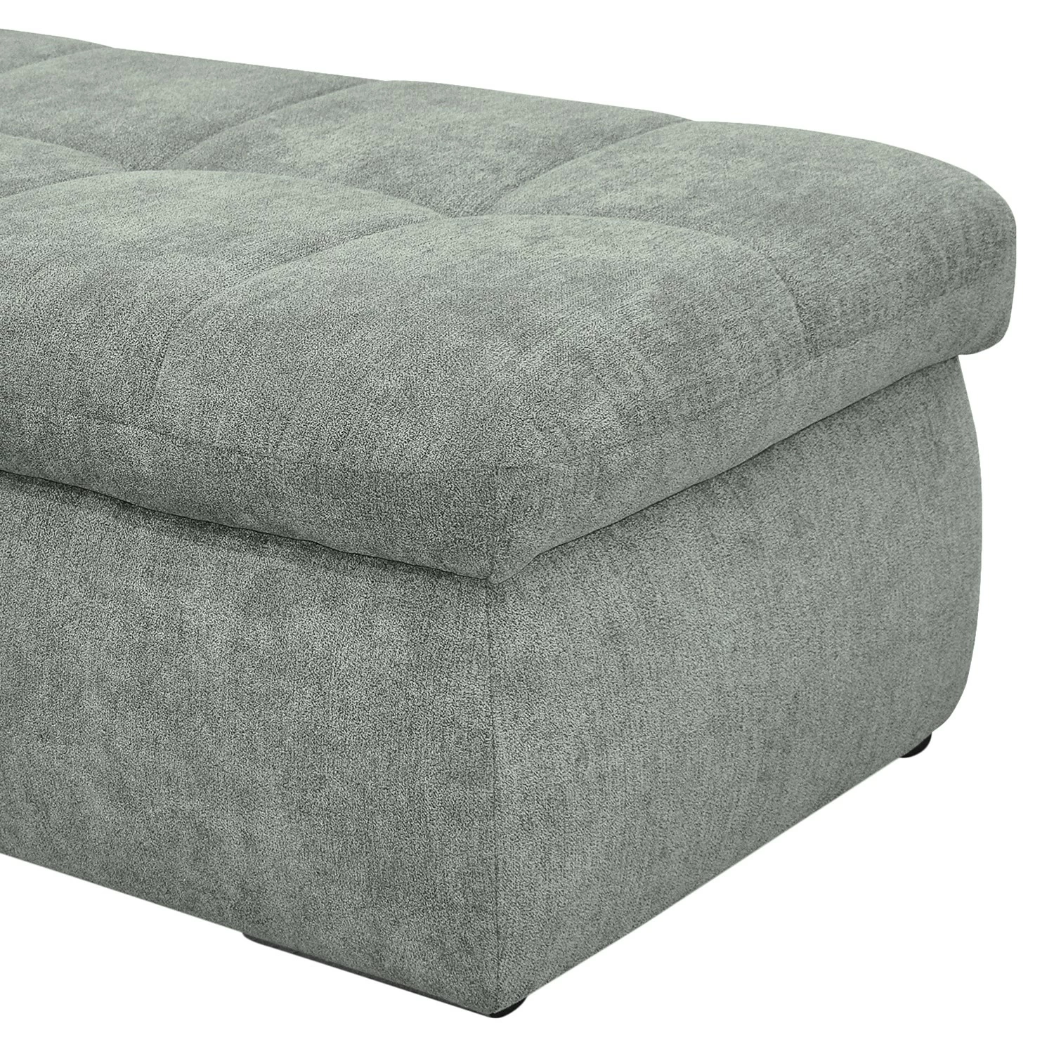 Modoform Repose-pieds Lemley - Tissu - Gris 5 Modoform Repose-pieds Lemley - Tissu - Gris – Image 3