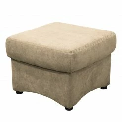 Modoform Repose-pieds Wells - Tissage Ă plat - Cappuccino