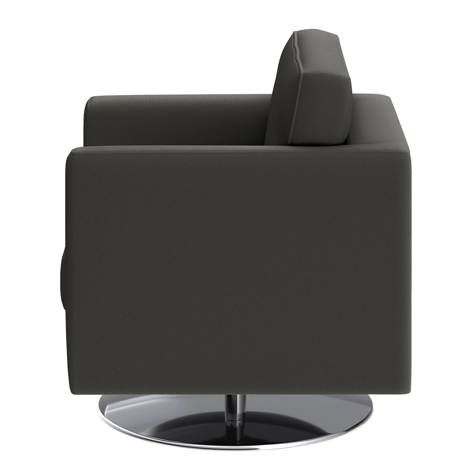 Loftscape Fauteuil Nibley IV - Cuir pigmenté - Anthracite 6 Loftscape Fauteuil Nibley IV - Cuir pigmenté - Anthracite – Image 4