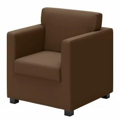 Loftscape Fauteuil Nibley VIII - Imitation cuir - Nougat