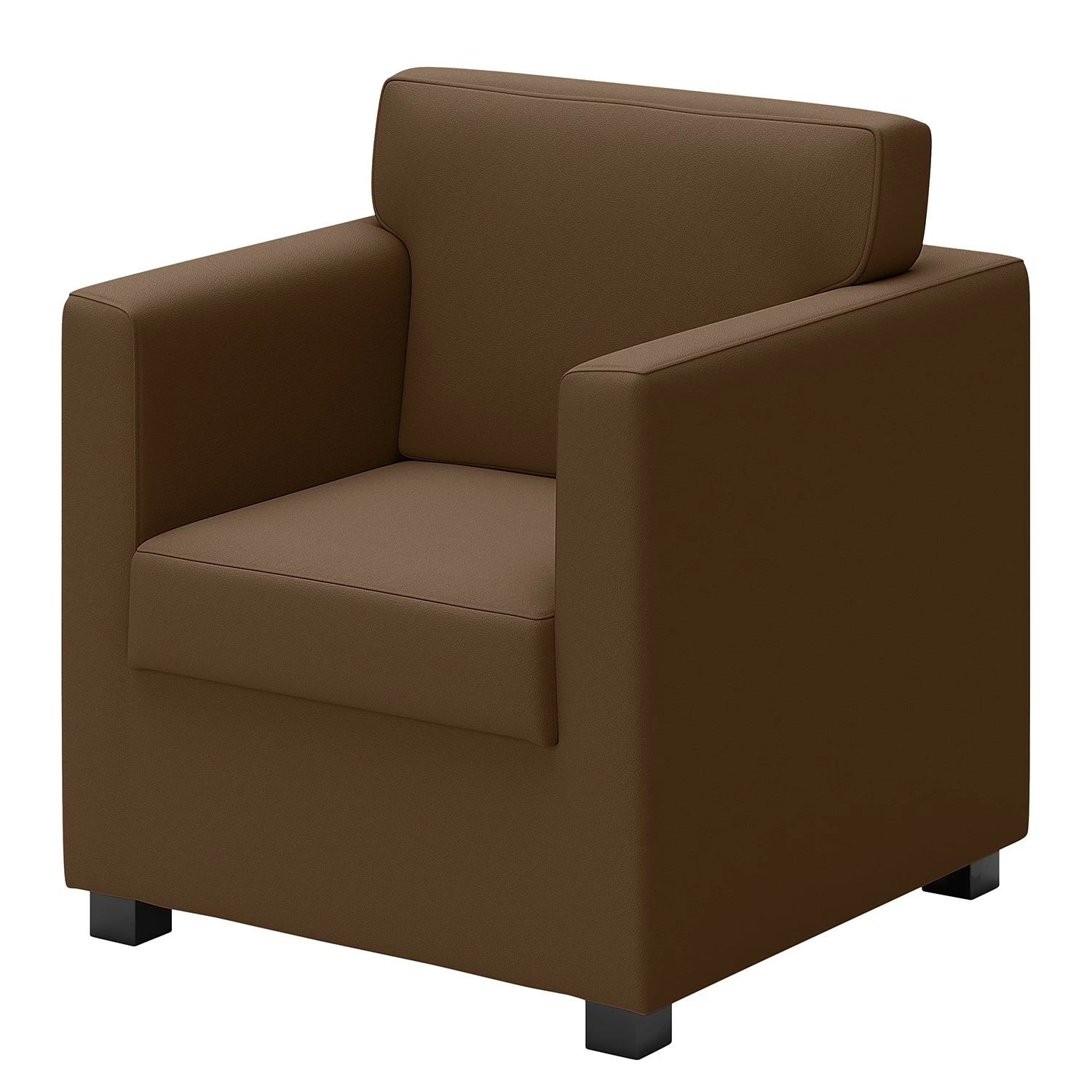 Loftscape Fauteuil Nibley VIII - Imitation cuir - Nougat 3 Loftscape Fauteuil Nibley VIII - Imitation cuir - Nougat