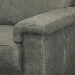 Modoform Ensemble de canapés Picabu (3-2-1) - Aspect cuir vieilli - Gris foncé -loftscape Boutique 1000183441 191111 17590900914 DETAILS P000000001000183441