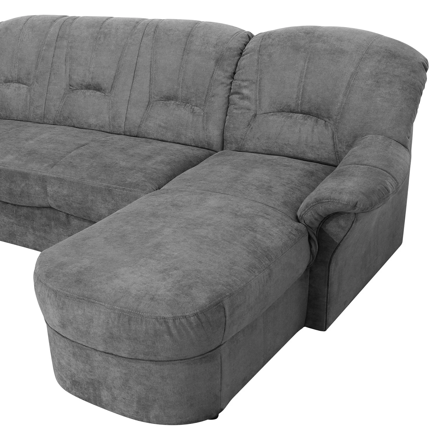 Modoform Canapé panoramique Wells - Tissage à plat - Gris - Méridienne courte à droite / longue à gauche (vue de face) - Sans fonction 9 Modoform Canapé panoramique Wells - Tissage à plat - Gris - Méridienne courte à droite / longue à gauche (vue de face) - Sans fonction – Image 7