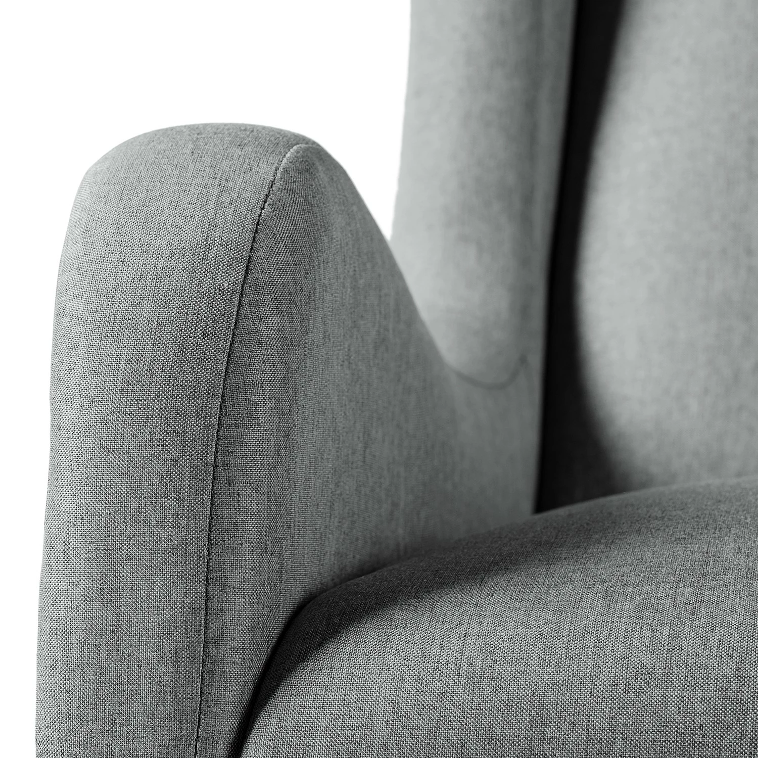 Mørteens Fauteuil Emly - Tissu - Gris 6 Mørteens Fauteuil Emly - Tissu - Gris – Image 4