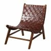 Ars manufacti Fauteuil design Bourbourg I - Cuir tressé / Teck massif - marron cognac / Teck -loftscape Boutique 1000183949 200317 14382700007 IMAGE P000000001000183949