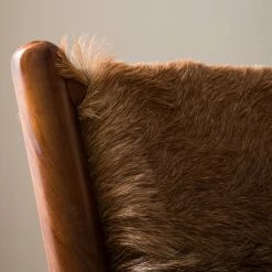 Ars manufacti Fauteuil design Howden - Poils de vache / Teck massif - Motif vache / Teck -loftscape Boutique 1000183950 200529 13275900009 DETAILS P000000001000183950