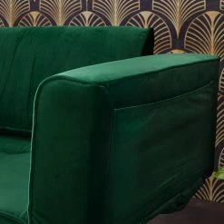 Jack & Alice Canapé convertible Behram III - Velours - Vert foncé -loftscape Boutique 1000183953 200408 21120900008 DETAILS P000000001000183953