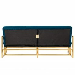 Jack & Alice Canapé convertible Cocora I - Velours - Bleu marine -loftscape Boutique 1000183955 200204 08555600061 DETAILS P000000001000183955