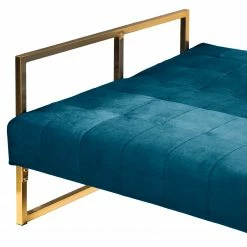 Jack & Alice Canapé convertible Cocora I - Velours - Bleu marine -loftscape Boutique 1000183955 200204 08555600065 DETAILS P000000001000183955