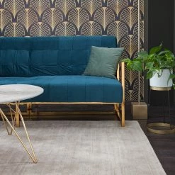 Jack & Alice Canapé convertible Cocora I - Velours - Bleu marine -loftscape Boutique 1000183955 200408 21192100015 DETAILS P000000001000183955