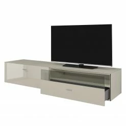 Now! by hülsta Meuble TV now no. 14 - Gris Sahara brillant - Alignement à gauche -loftscape Boutique 1000184118 190903 08150000027 DETAILS P000000001000184118