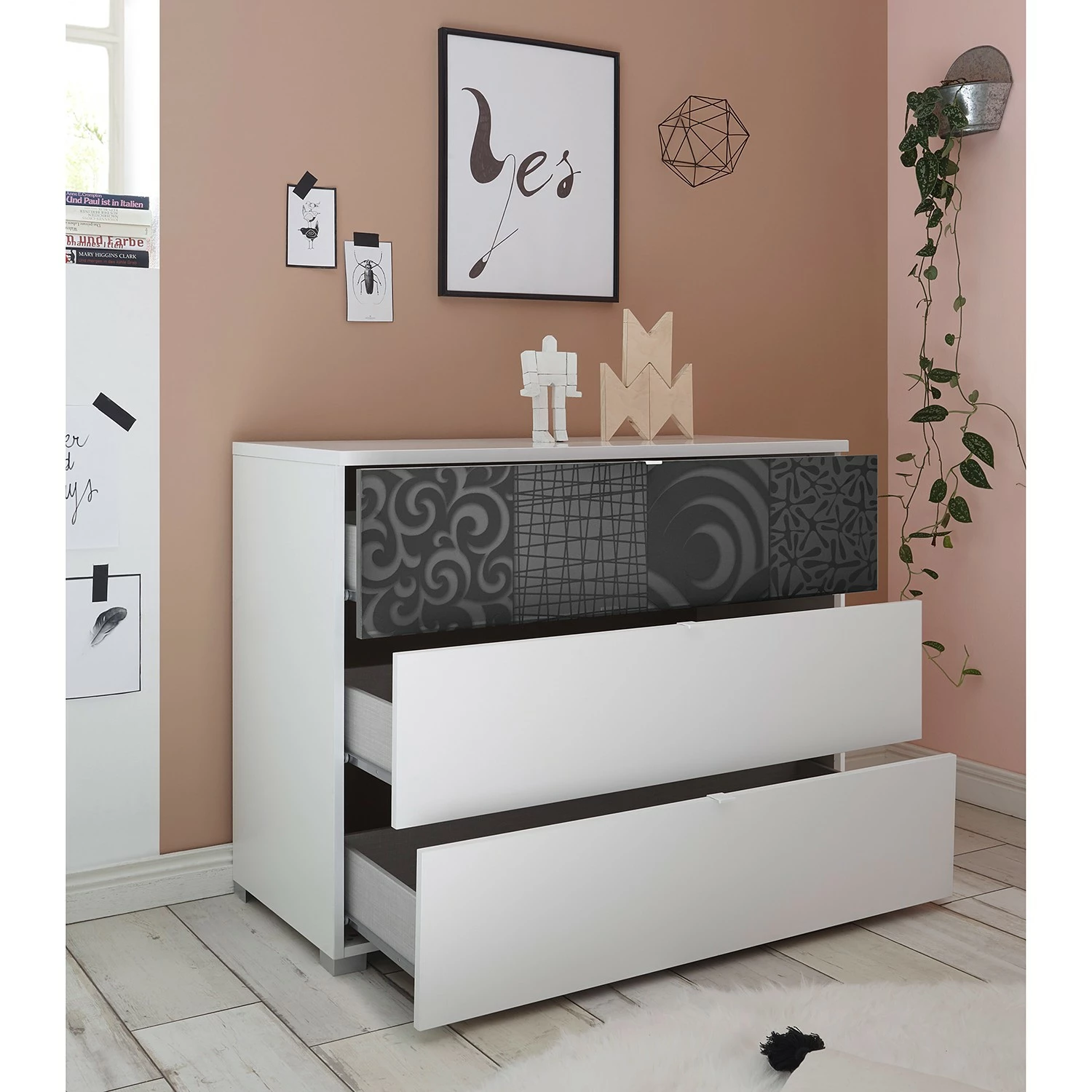 LC Spa Commode Laussonne - Blanc / Graphite 5 LC Spa Commode Laussonne - Blanc / Graphite – Image 3