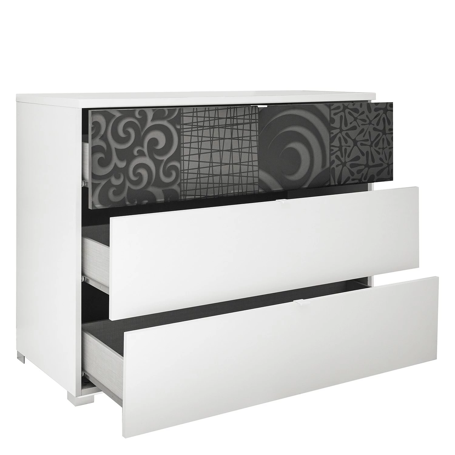 LC Spa Commode Laussonne - Blanc / Graphite 7 LC Spa Commode Laussonne - Blanc / Graphite – Image 5