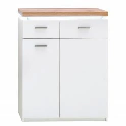 Loftscape Meuble à chaussures Mundai - Avec éclairage  - Blanc / Imitation chêne de Wotan -loftscape Boutique 1000184639 190827 14261300065 DETAILS P000000001000184639