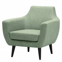 Norrwood Fauteuil Torva I - Tissu - Tissu Noela: Gris menthe