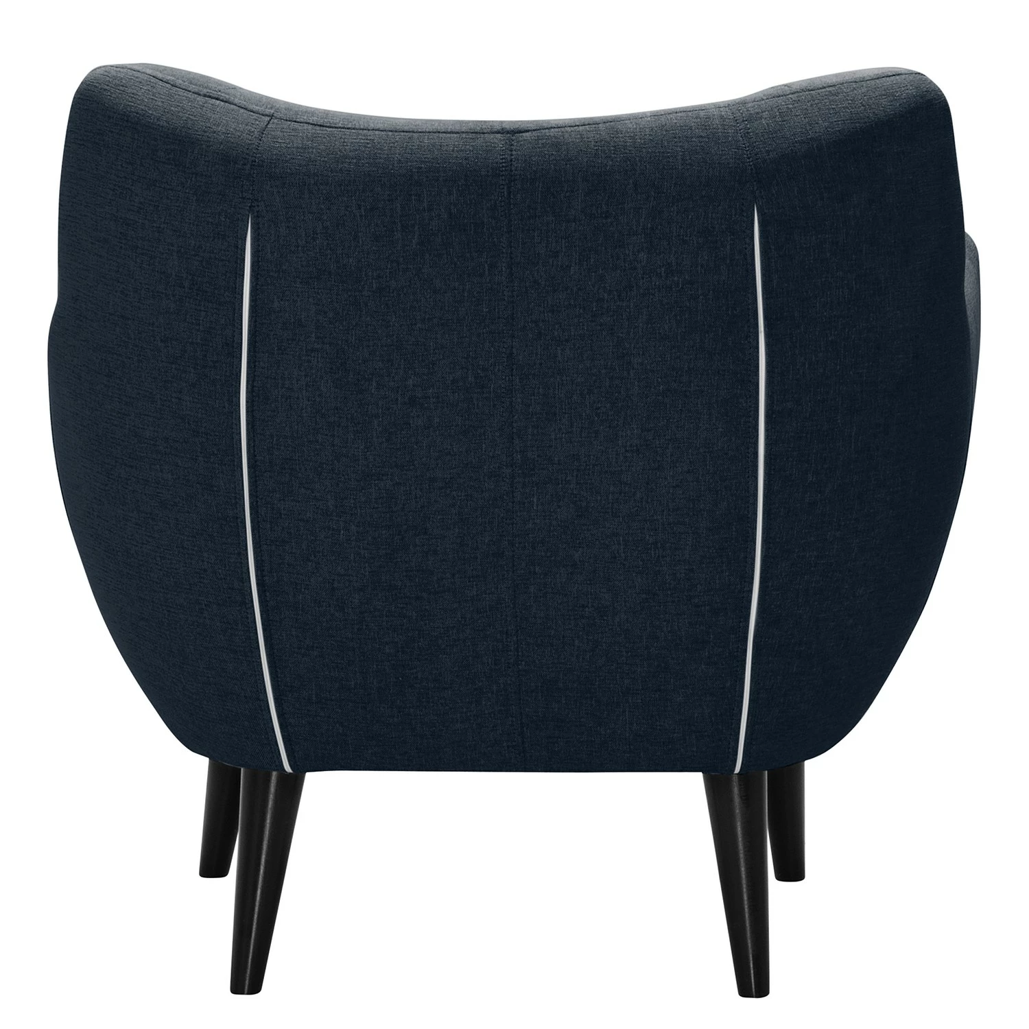 Norrwood Fauteuil Polva I - Velours - Tissu Nere: Bleu marine 7 Norrwood Fauteuil Polva I - Velours - Tissu Nere: Bleu marine – Image 5