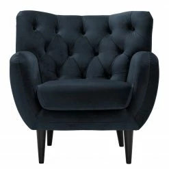 Norrwood Fauteuil Lowen I - Velours - Velours Ravi: Bleu foncé -loftscape Boutique 1000185035 190903 16060401684 DETAILS P000000001000185035