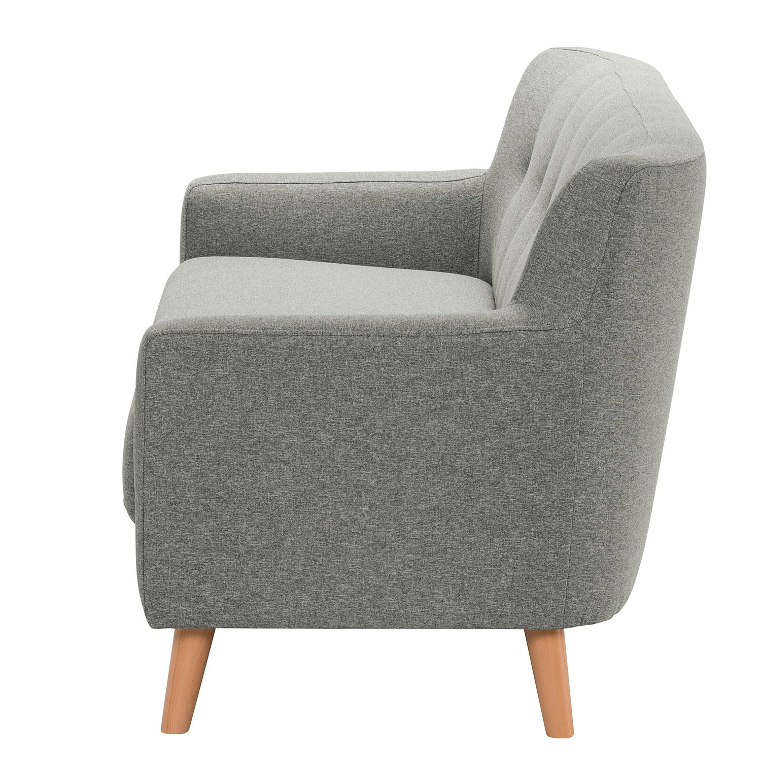 Norrwood Canapé Bette II (3 places) - Tissu - Gris 6 Norrwood Canapé Bette II (3 places) - Tissu - Gris – Image 4