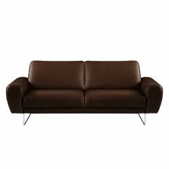 Loftscape Canapé Kerman (2 places) - Cuir véritable - Marron foncé -loftscape Boutique 1000185294 190917 17054400047 DETAILS P000000001000185294