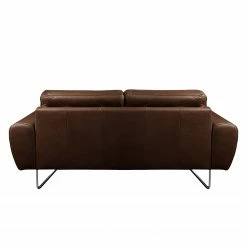 Loftscape Canapé Kerman (2 places) - Cuir véritable - Marron foncé -loftscape Boutique 1000185294 190917 17054400050 DETAILS P000000001000185294