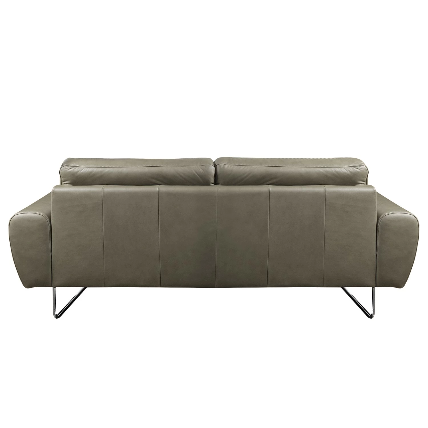 Loftscape Canapé Kerman (3 places) - Cuir véritable - Gris 8 Loftscape Canapé Kerman (3 places) - Cuir véritable - Gris – Image 6