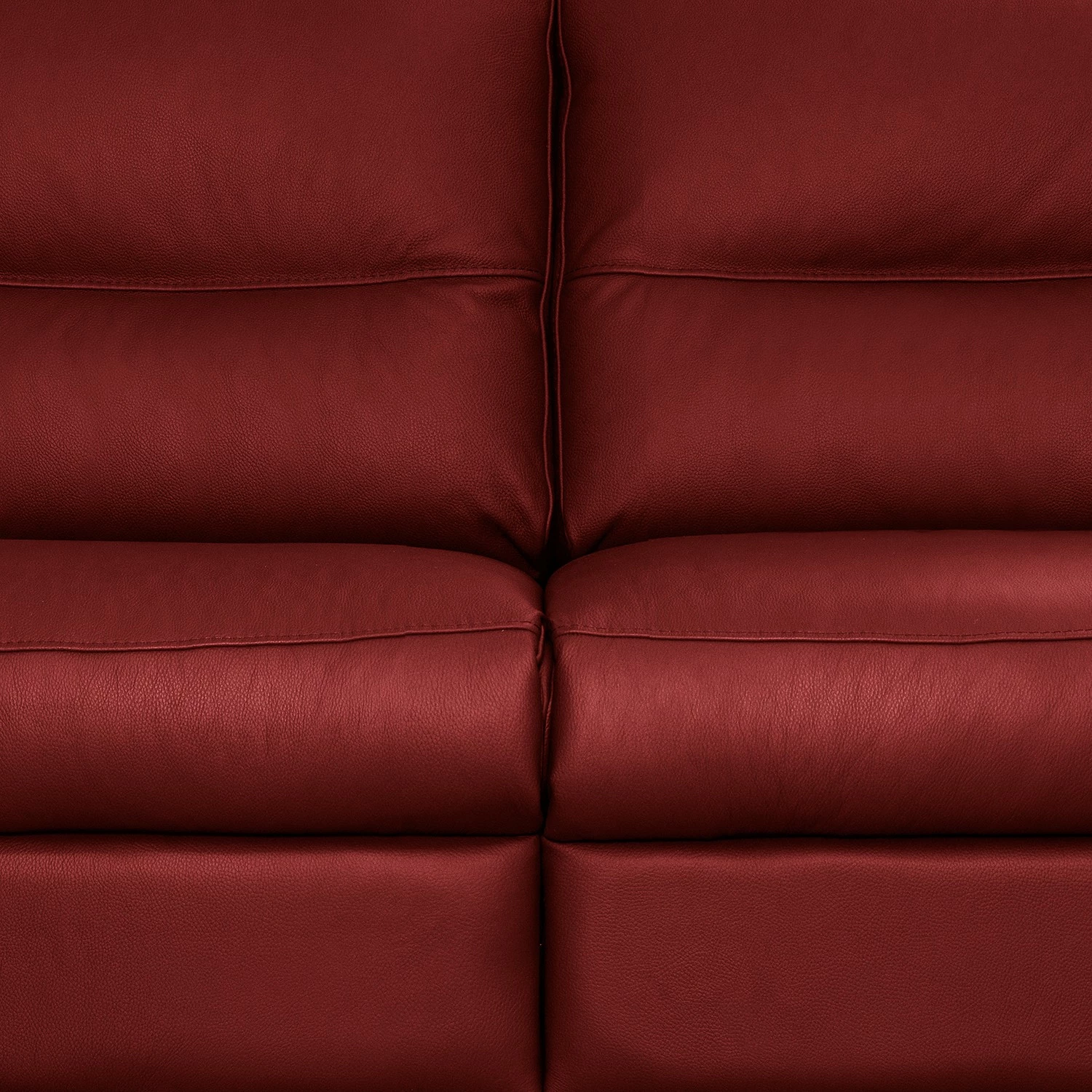 Modoform Canapé Lamexa I (2 places) - Cuir véritable - Rouge - Sans fonction 8 Modoform Canapé Lamexa I (2 places) - Cuir véritable - Rouge - Sans fonction – Image 6