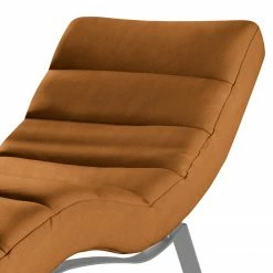 Loftscape Chaise relax Kasson - Microfibre Bice: Cognac - Chrome brillant -loftscape Boutique 1000185352 190917 17062000456 DETAILS P000000001000185352
