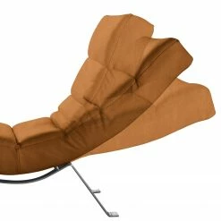 Loftscape Chaise relax Kasson - Microfibre Bice: Cognac - Chrome brillant -loftscape Boutique 1000185352 190917 17062000457 DETAILS P000000001000185352