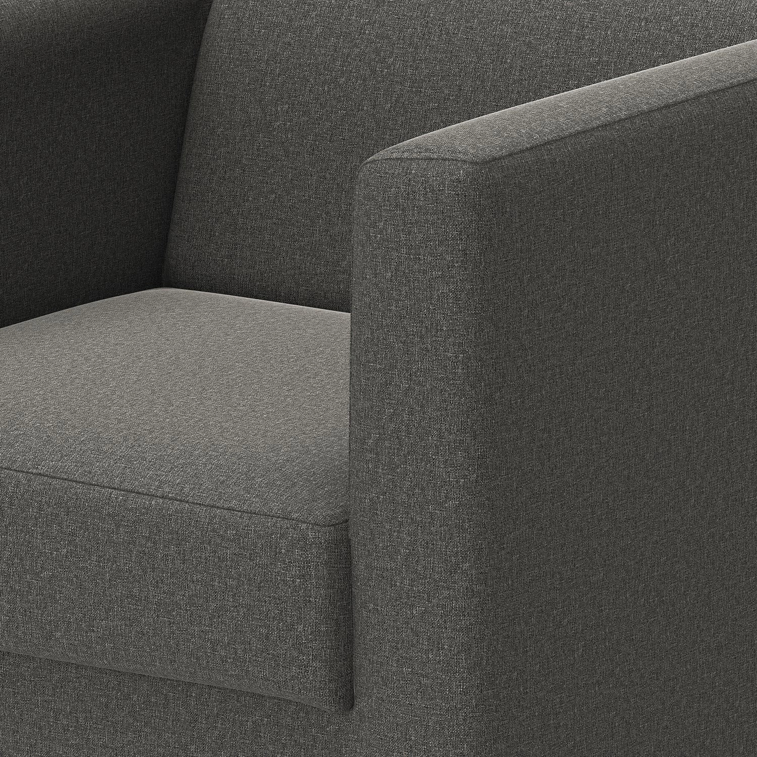 Loftscape Fauteuil Wilno XI - Tissage à plat - Gris foncé 9 Loftscape Fauteuil Wilno XI - Tissage à plat - Gris foncé – Image 7