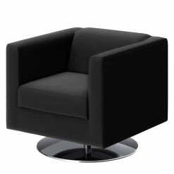 Loftscape Fauteuil Wilno X - Cuir pigmenté - Noir
