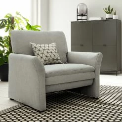 Modoform Fauteuil Capoma II - Aspect cuir vieilli - Gris clair - Largeur : 100 cm 13 Modoform Fauteuil Capoma II - Aspect cuir vieilli - Gris clair - Largeur : 100 cm -loftscape Boutique 1000186789 210323 15262602116 MOOD DETAILS P000000001000186789 mood