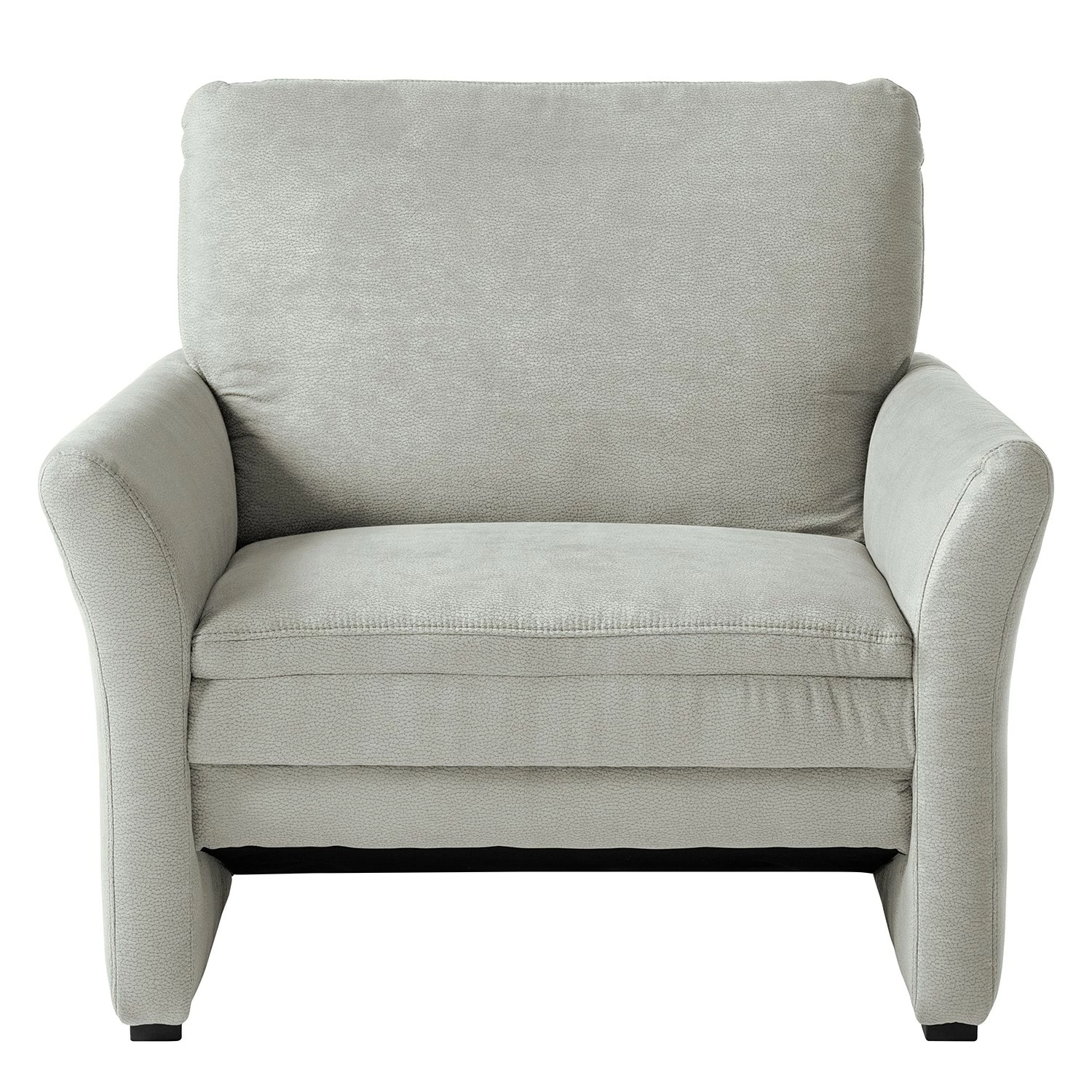 Modoform Fauteuil Capoma II - Aspect cuir vieilli - Gris clair - Largeur : 100 cm 8 Modoform Fauteuil Capoma II - Aspect cuir vieilli - Gris clair - Largeur : 100 cm – Image 6
