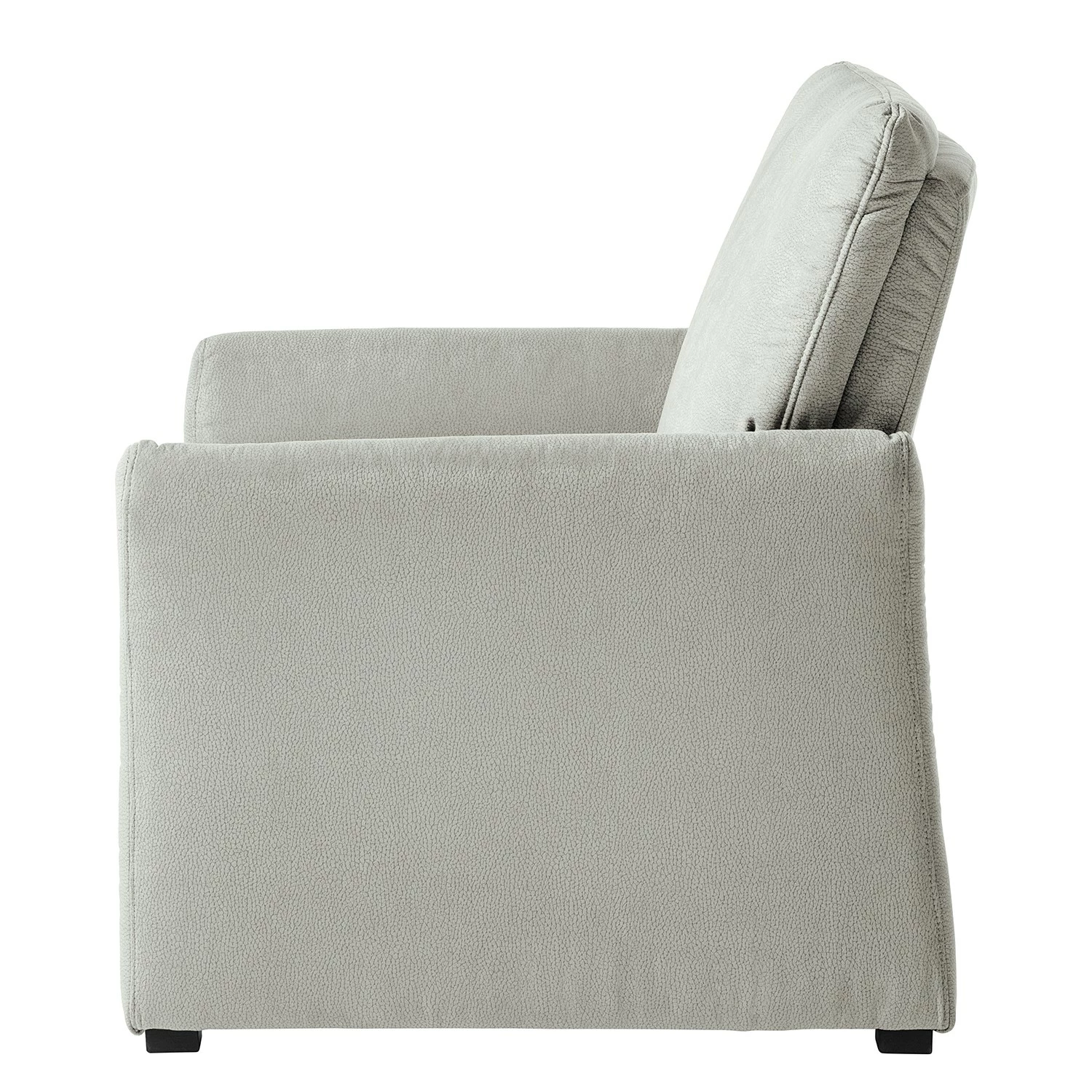 Modoform Fauteuil Capoma II - Aspect cuir vieilli - Gris clair - Largeur : 100 cm 9 Modoform Fauteuil Capoma II - Aspect cuir vieilli - Gris clair - Largeur : 100 cm – Image 7