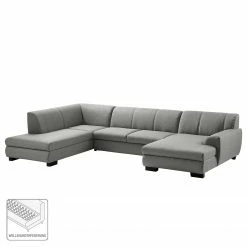 Loftscape Canapé panoramique Lefroy I - Tissage à plat - Gris - Méridienne courte à droite / longue à gauche (vue de face) - Sans fonction -loftscape Boutique 1000186908 210323 15292502590 DETAILS P000000001000186908